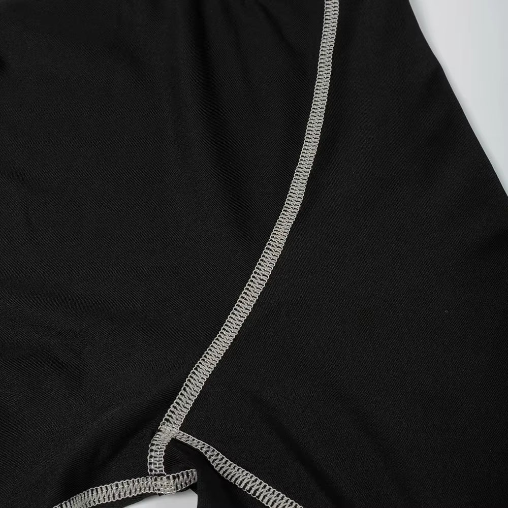 Men'S Quick Dry Running T-Shirt Workout Compression Shirt Turtleneck Long Sleeve Rash Guard Gym Base Layer Athletic Undershirt