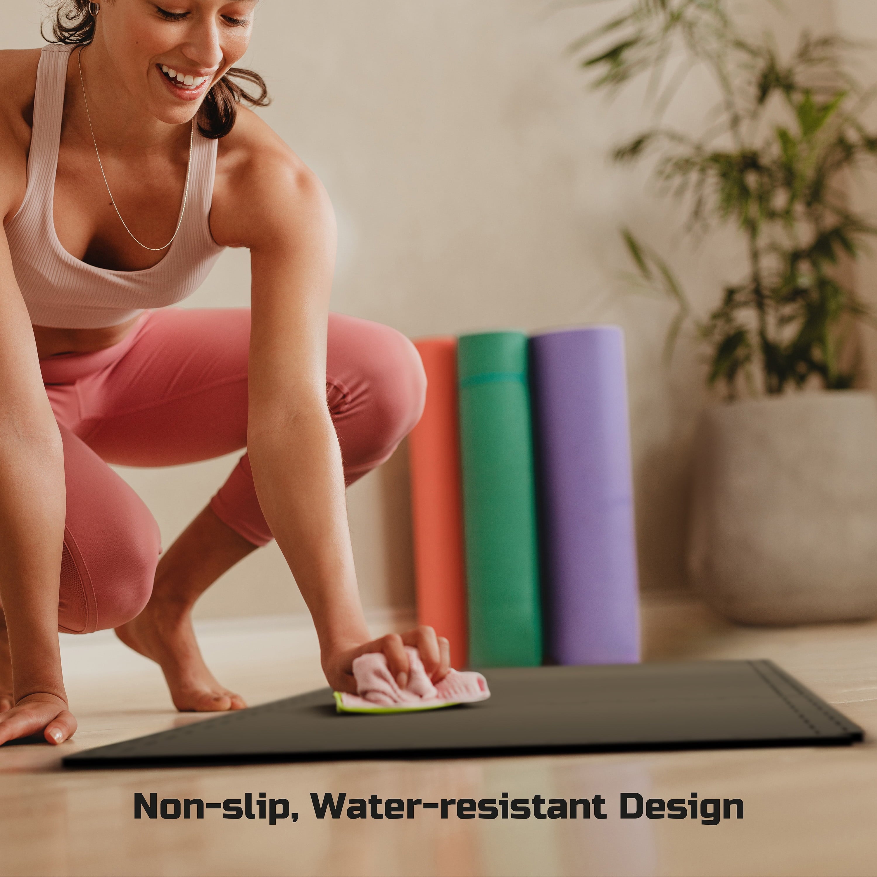Pro Mat Exercise Mat, 12-Pack 24" X 24" Interlocking Foam Floor Tiles for Home Gym EVA Foam Mat, 48 Sq. Ft.